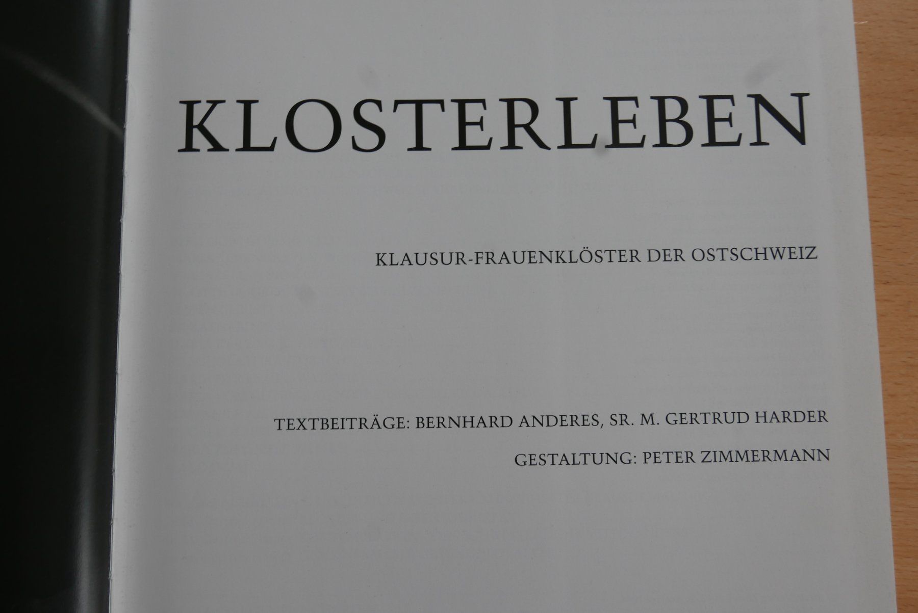 Bücher: Buch Das Klosterleben – Gebraucht aus Rotkreuz von nigal 1