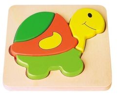 Neuware 50-70% SALE 🛒 SCHILDKRÖTE Baby Holzpuzzle