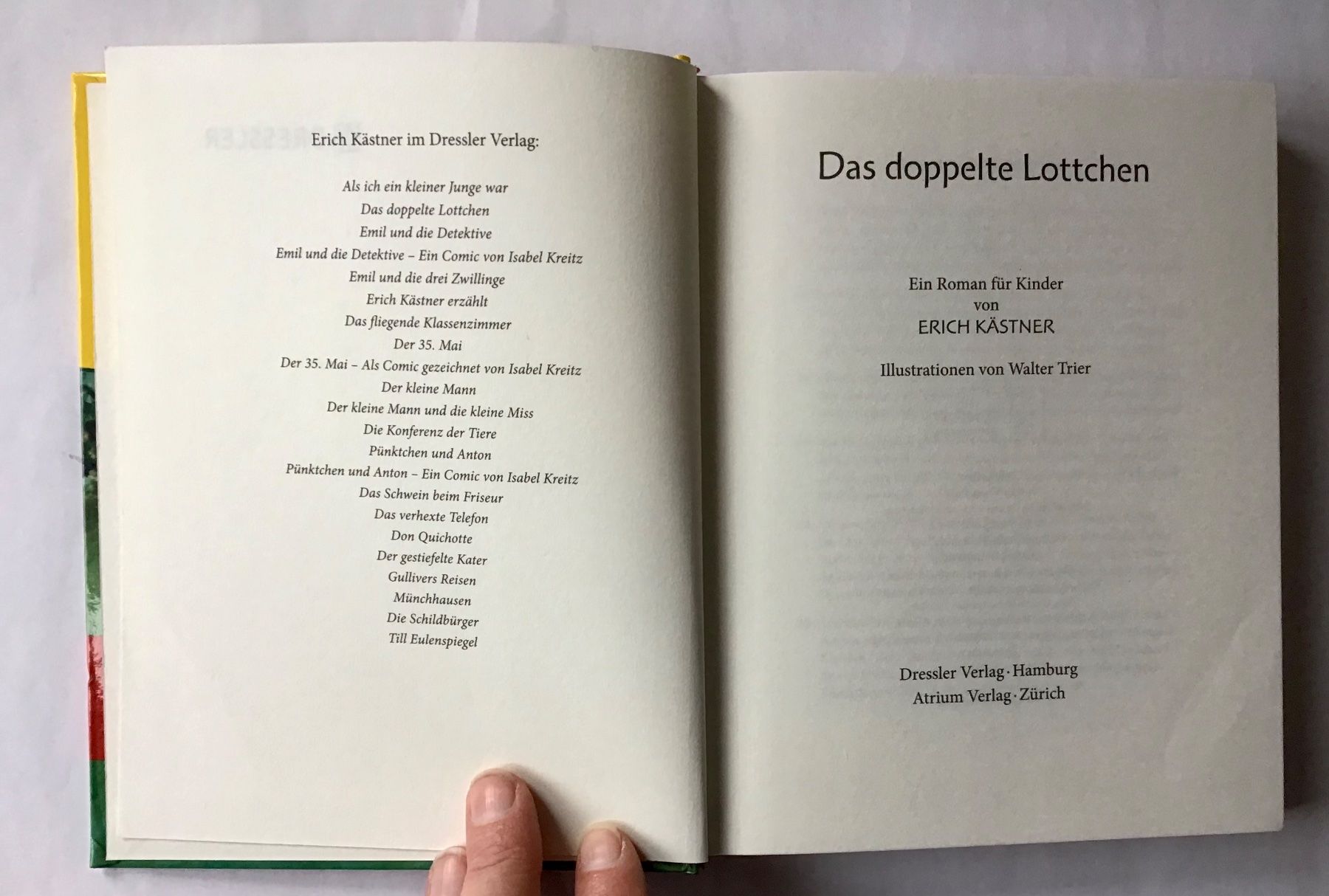 Libri: Kinderbuch Klassiker, Erich Kästner: Das doppelte Lottchen – Usato da Bubendorf venduto da Alpenheidi 2