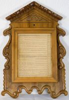 Antike Appenzeller Volkskunst Holztafel Fässler Kalender1928