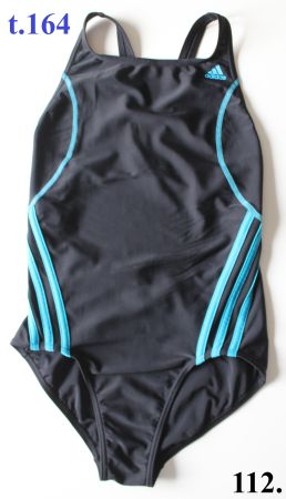 Maillot de bain Adidas noir et bleu t.164