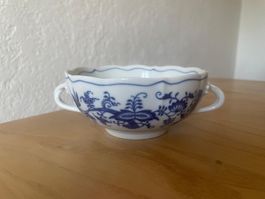 Suppentassen Zwiebelmuster 2 Stk Top Zustand
