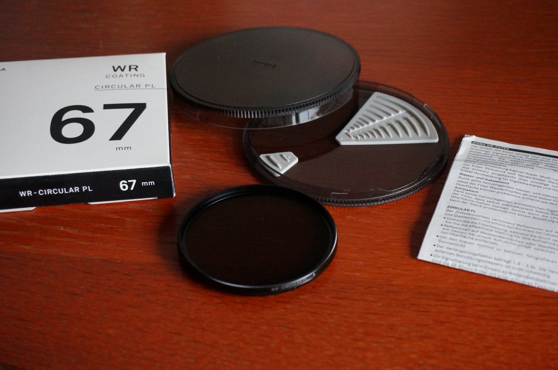 Filtri: SIGMA WR CIRCULAR PL Filter 67mm in OVP – Usato da Spreitenbach venduto da Salesmanship