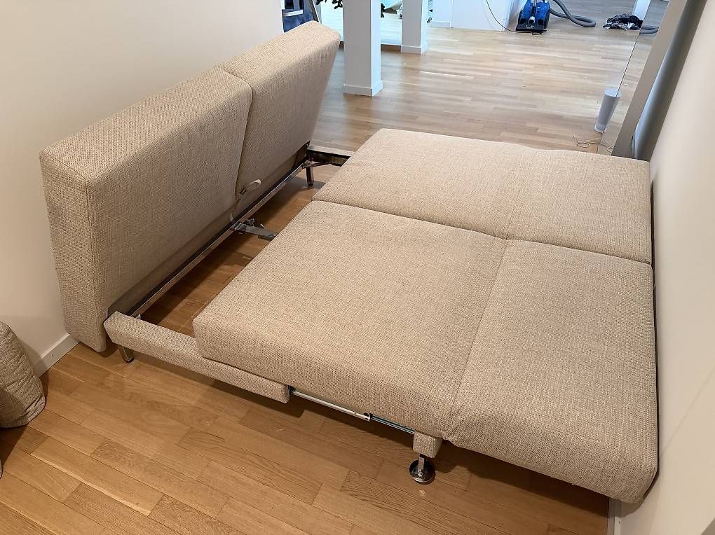 Brühl Sofas: Original Brühl Moule Stoff Sofa Bett Beige – D'occasion à Zürich par iri_z8qj 3