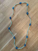 Kette blau/Türkis Glas/Kunststein