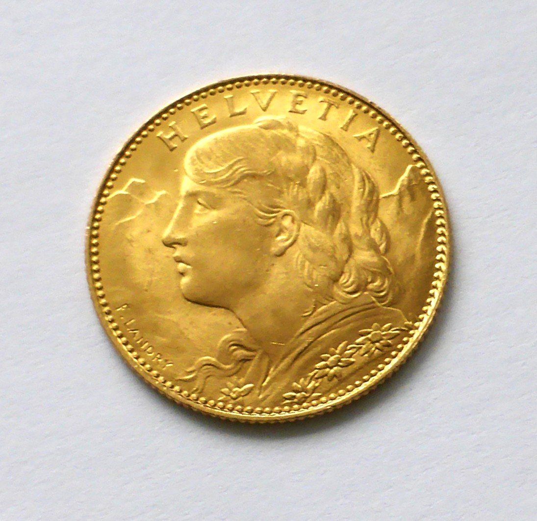 Tutti le monete: 10er Vreneli von 1922 - TOP u/stgl – Nuovo (secondo la descrizione) da Buochs venduto da ema-coins 3