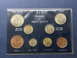 Coinage  Great Britain 1966/1967 unzirkuliert