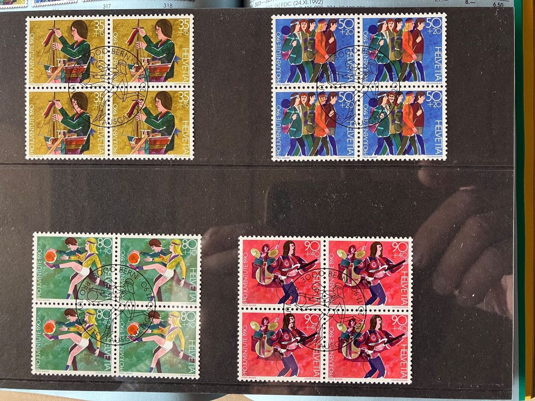 Tutti i francobolli: 1990 PJ Jugend-Freizeit – Usato da Cunter venduto da Bicasi58