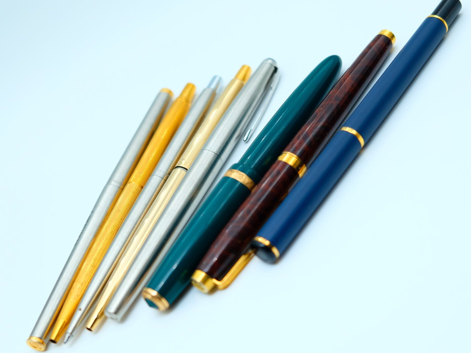 Parker Penna & Evidenziatori: 8x Parker Set - Parker Duofold & Sonnet Set 14K – Usato da Volketswil venduto da brockipfannenstil 2