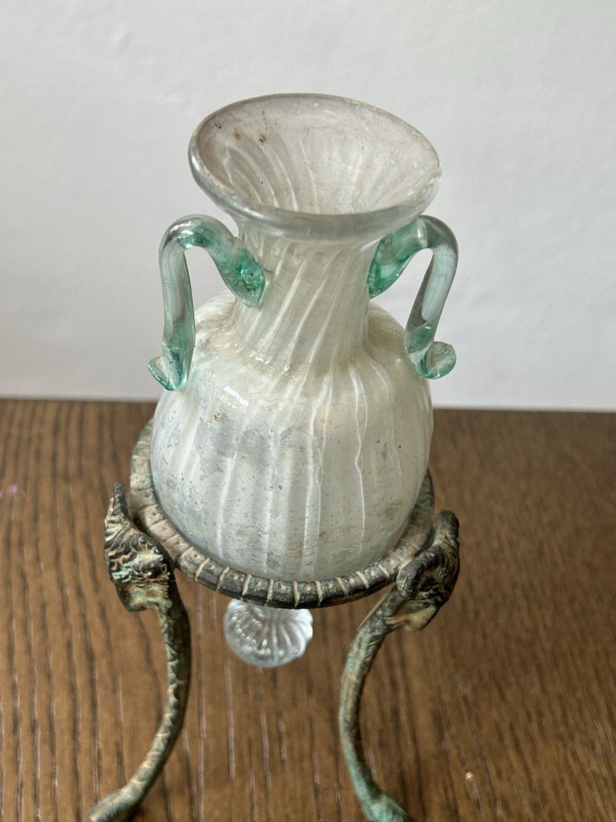 Murano Vasi & Recipienti: Antike Vase mit dekorativem Sockel- Kunstobjekt! – Usato da Losone venduto da del_yh97 1