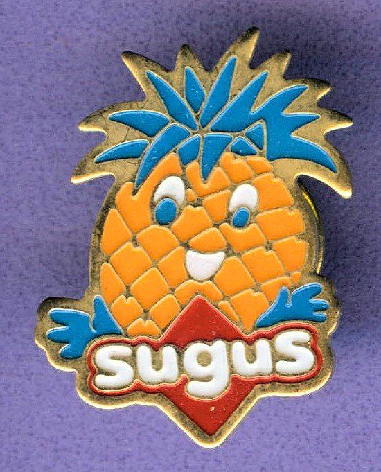 Sugus Placchette & Badge: sugus   Ananas – Usato da Winterthur venduto da Sammleroase