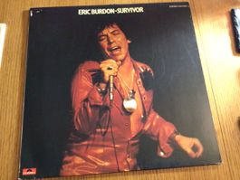 Eric Burdon Survivor LP Vinyl Schallplatte Platte 1977