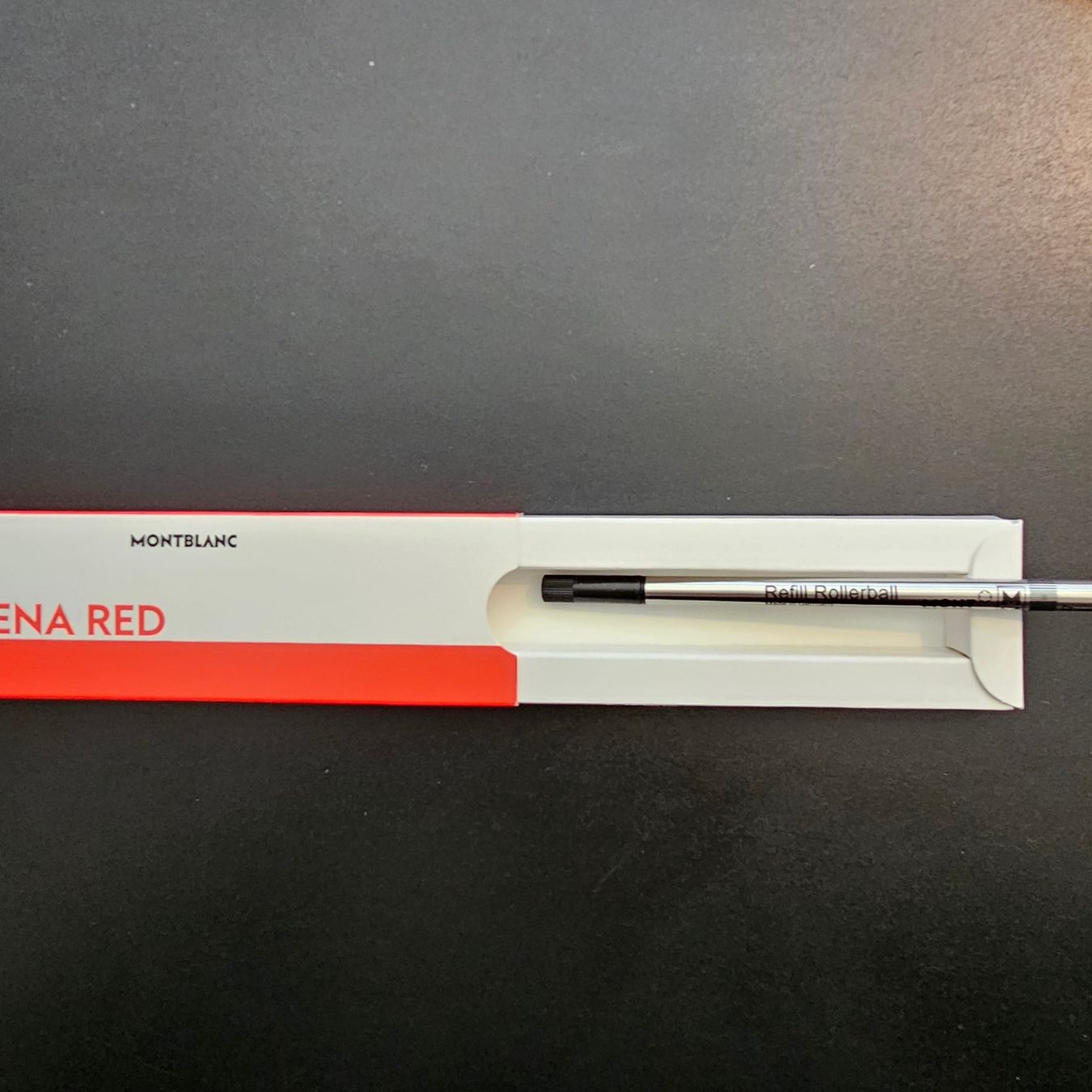 Penna & Evidenziatori: Montblanc Fineliner mit einem neuen Refill rot – Usato da Wettingen venduto da Paakinen 1