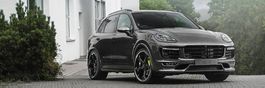 Porsche Cayenne 92A TECHART Front-Spoiler + Gutachten