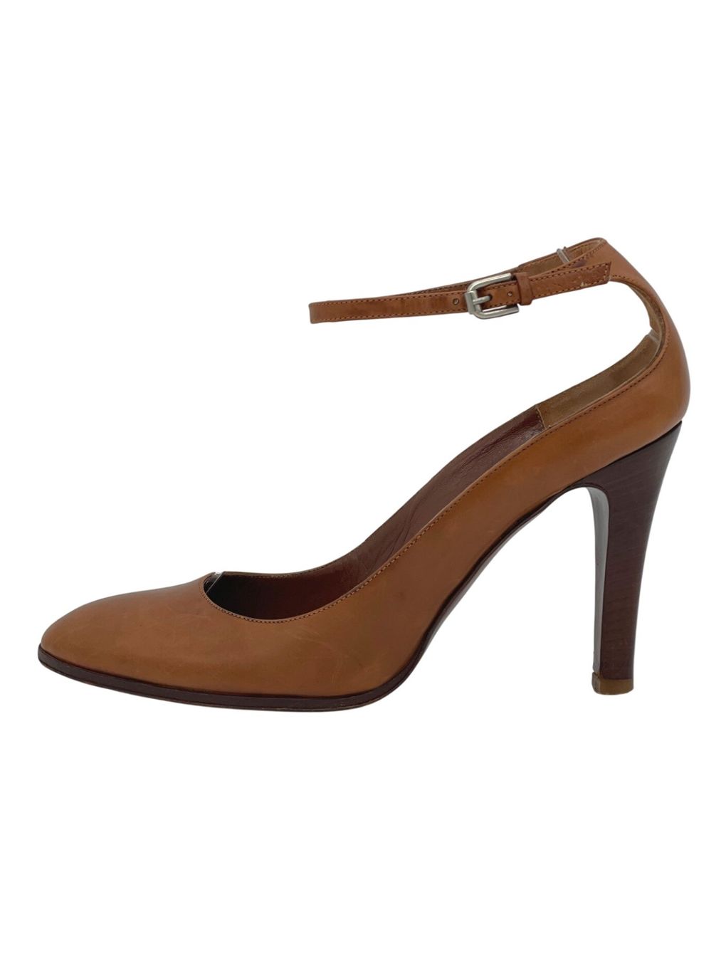 Ralph Lauren Scarpe da donna: Ralph Lauren Ankle Strap Leather Pump EU 38 Braun – Usato da Zürich venduto da shoe_shop