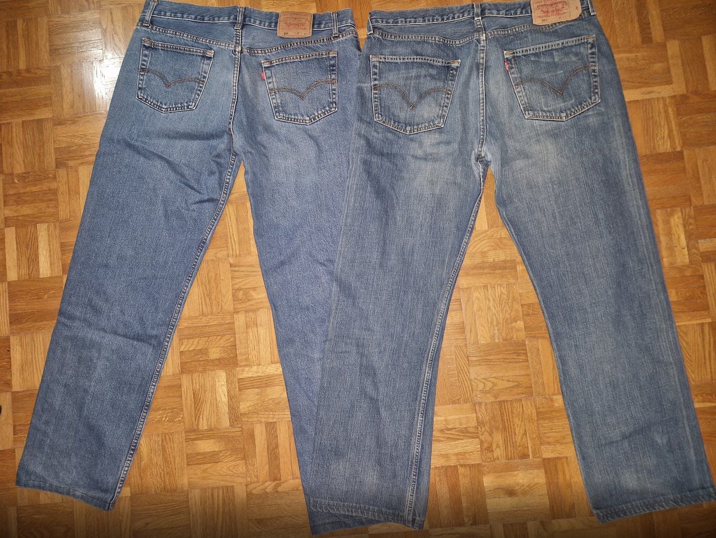 Levi's Jeans: 2x Levi's 501 Original Button Fly – Gr. 38/34 – Usato da Au SG venduto da jes_bj6k 3