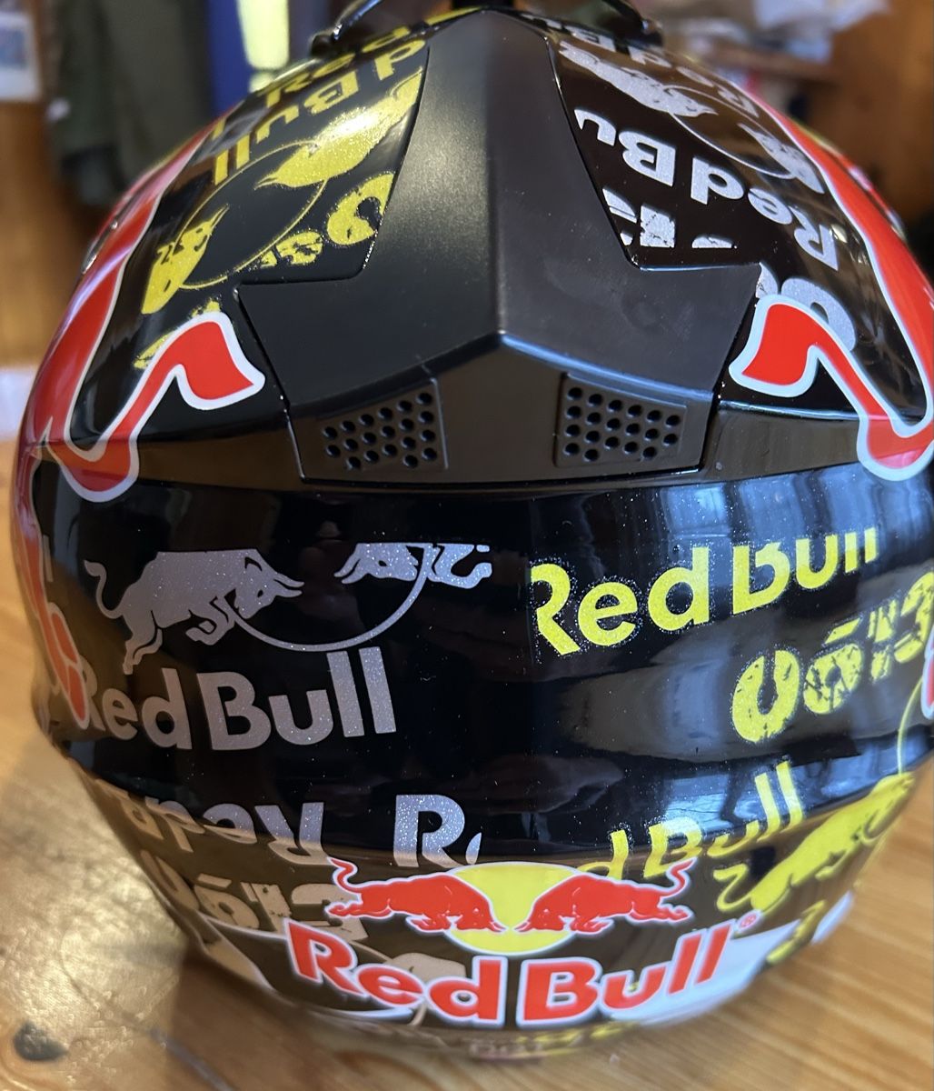 Red Bull Caschi: Red Bull Fullface Helm für DH – Nuovo (secondo la descrizione) da St. Silvester venduto da Redneck83 3
