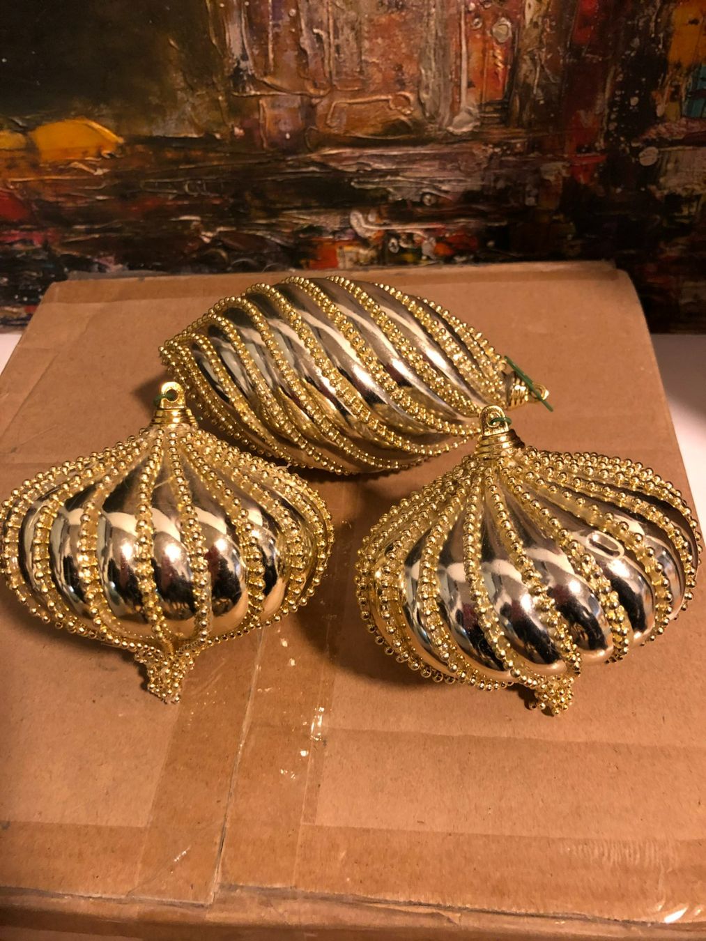 Toutes les décorations: 3-Set Weihnachtskugeln Gold – D'occasion à Bellinzona par JackieBlue
