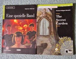 lot de 2 livres de lecture scolaire  anglais et allemand