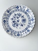 Schöne alte Meissen Zwiebelmuster Schale 28 cm