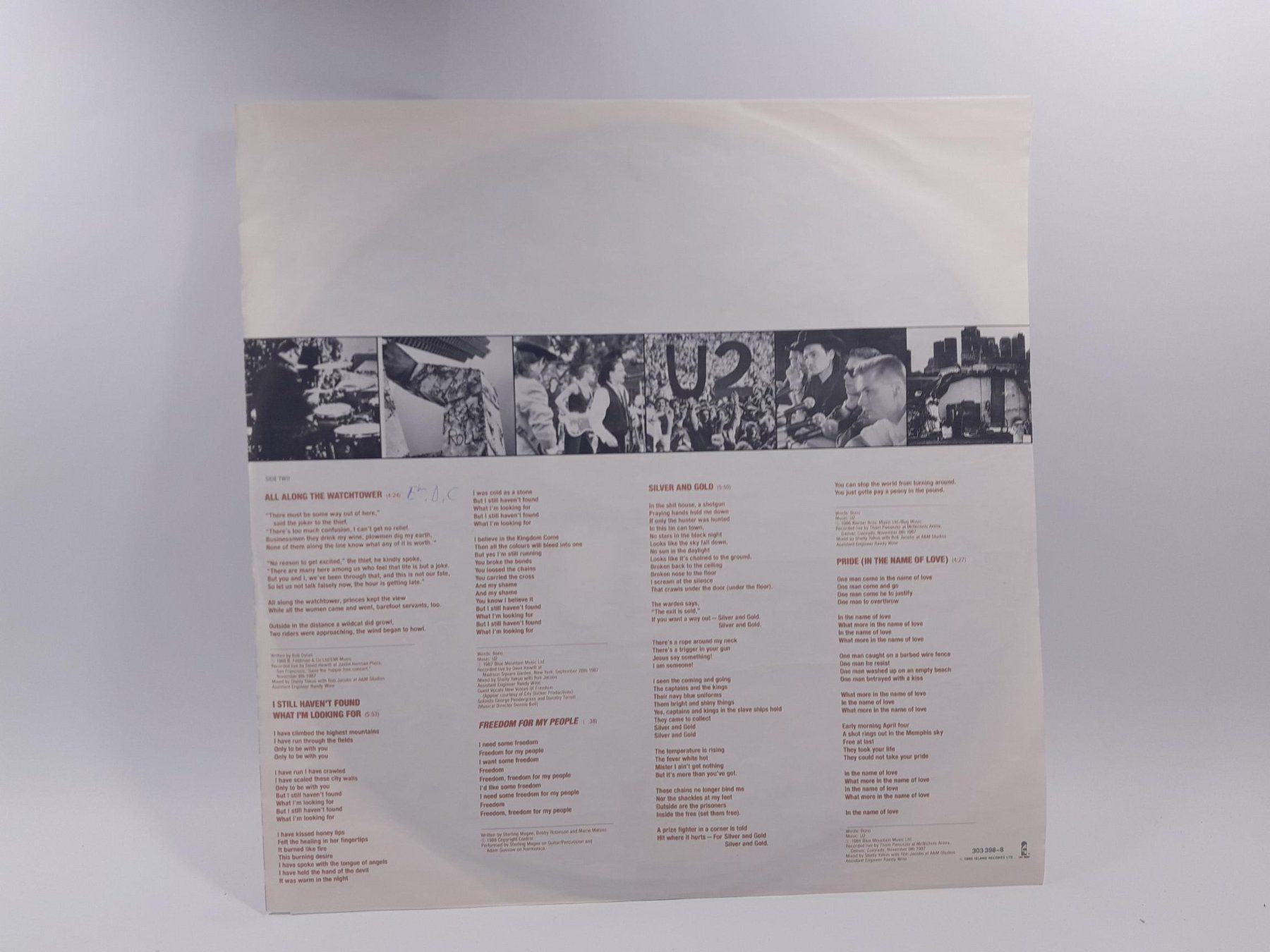 Dischi in vinile: Doppel LP / Vinyl / U2 - Rattle and Hum – Usato da Männedorf venduto da Bel-view 3