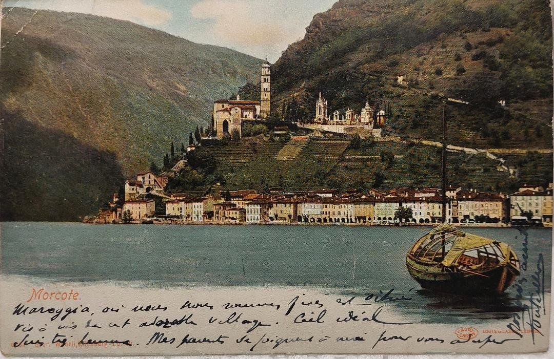Cartoline postali: MORCOTE - 1903 – Usato da Delémont venduto da Domdom1