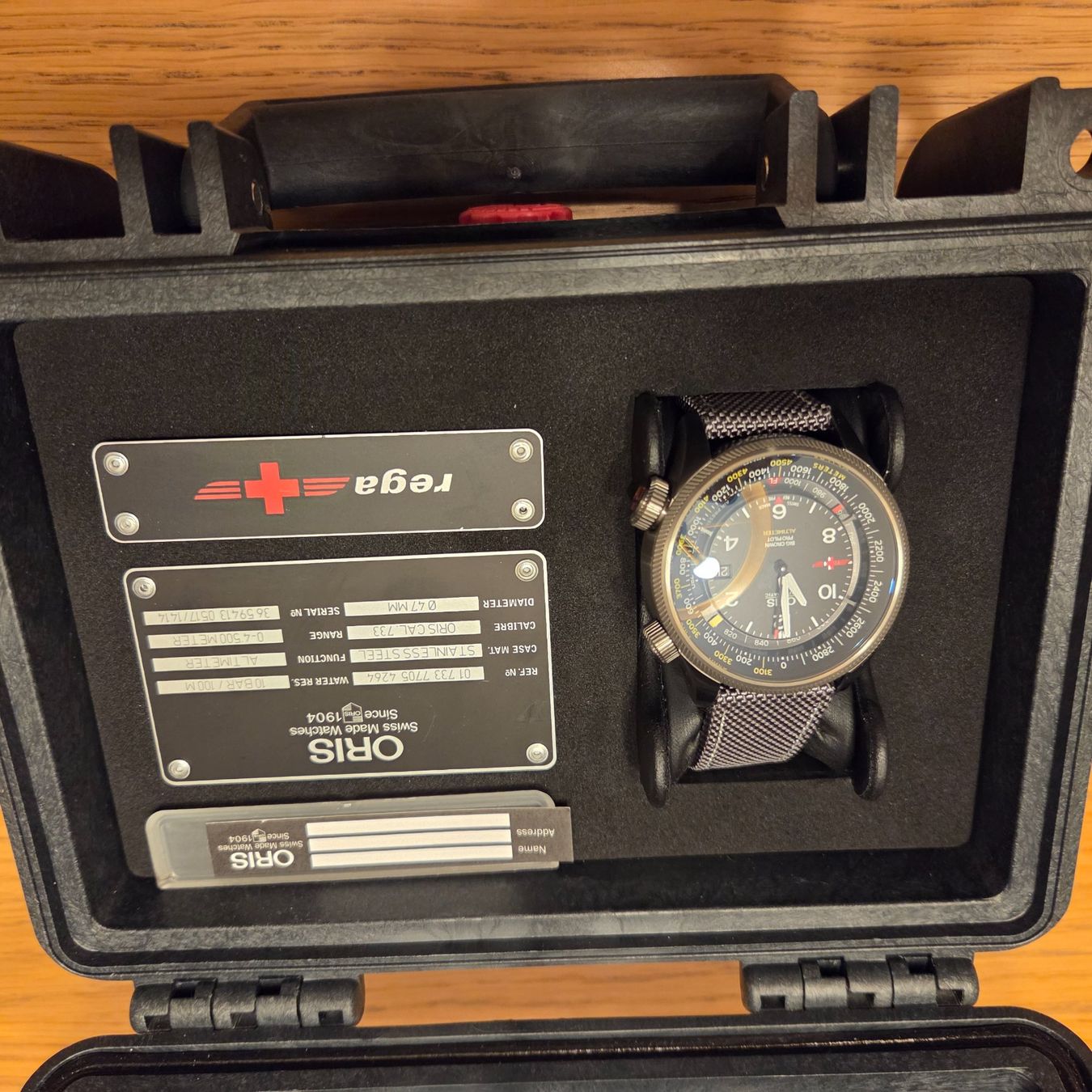 Oris Orologi: Oris Big Crown Propilot Altimeter Rega Limited Edition – Usato da Nyon venduto da gregory.keller 5