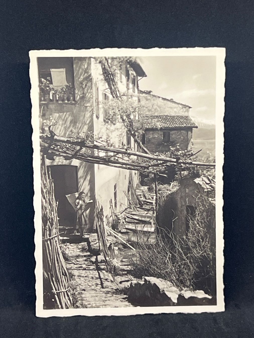 Cartoline postali: Gandria. Dorfpartie – Usato da Widnau venduto da Brusi9