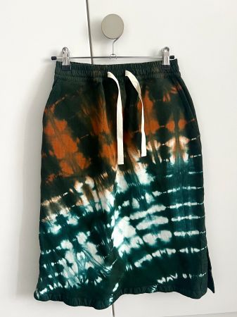 JIL SANDER Cordrock Batikmuster, Gr. XS, neu!