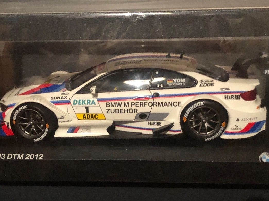 BMW Modellini d'auto: Bmw m3 DTM 2012 – Nuovo e nell'imballaggio originale da Obergösgen venduto da Camaro_zl1