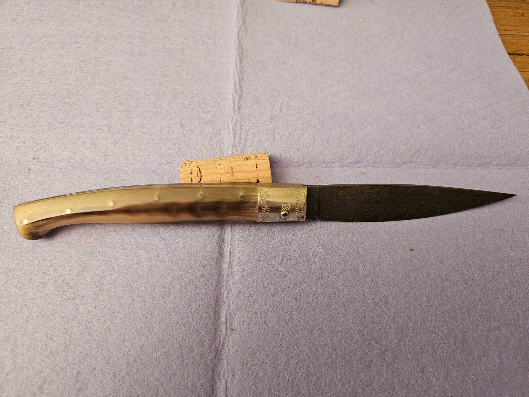 Accessori: Tanuccio Leoni Iscanu Damasco 12 cm manico corno – Nuovo e nell'imballaggio originale da Monte Carasso venduto da giave 1