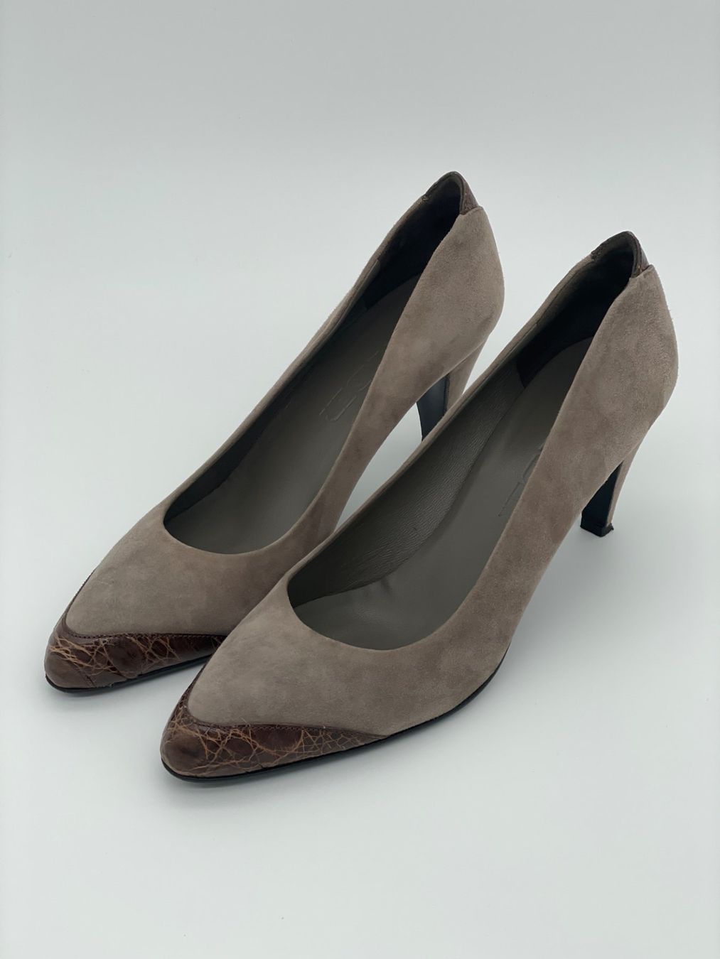 Jil Sander Scarpe da donna: Jil Sander Suede Pump EU 39 Braun – Usato da Zürich venduto da shoe_shop 2