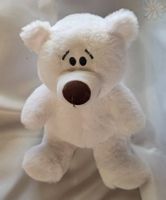 Plüschtier Teddy Bär weiss kuscheli weich siehe Foto