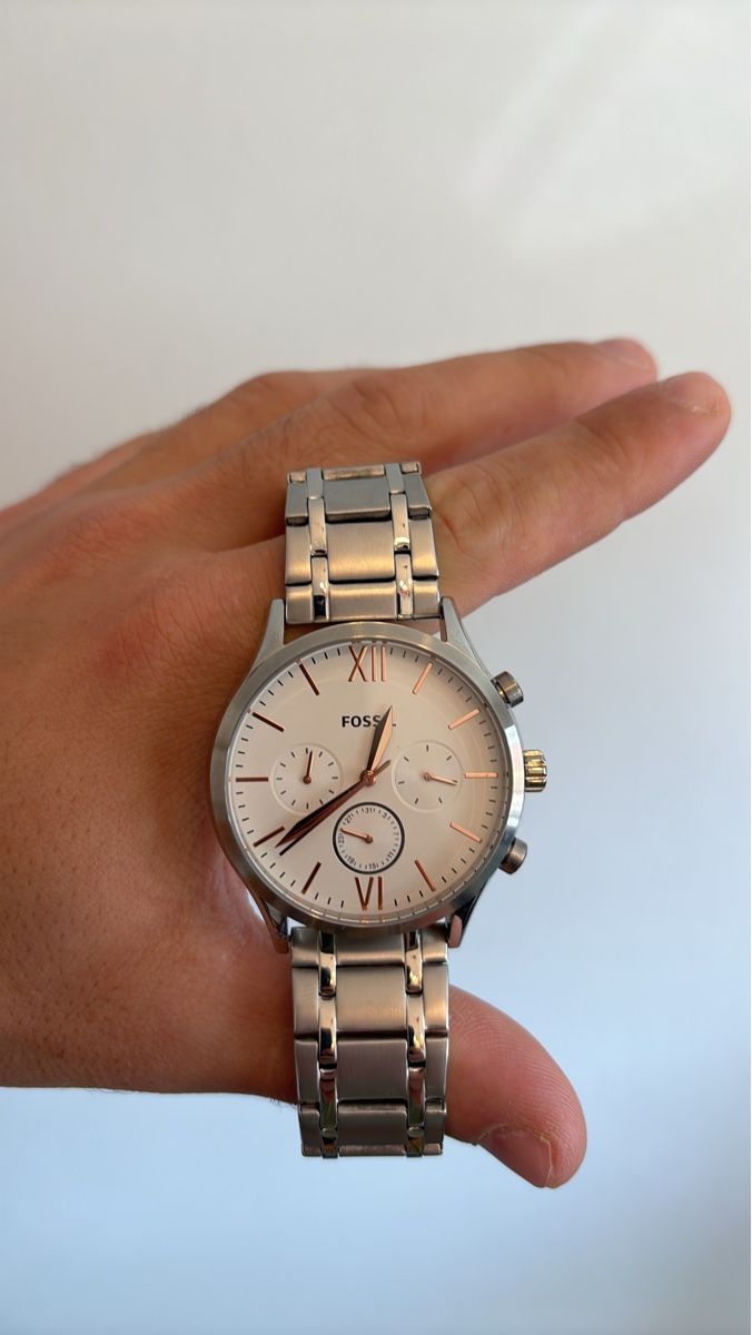 Fossil Orologi: Fossil Armbanduhr Chronograph silberfarben – Nuovo (secondo la descrizione) da Glattbrugg venduto da Fabiolous1