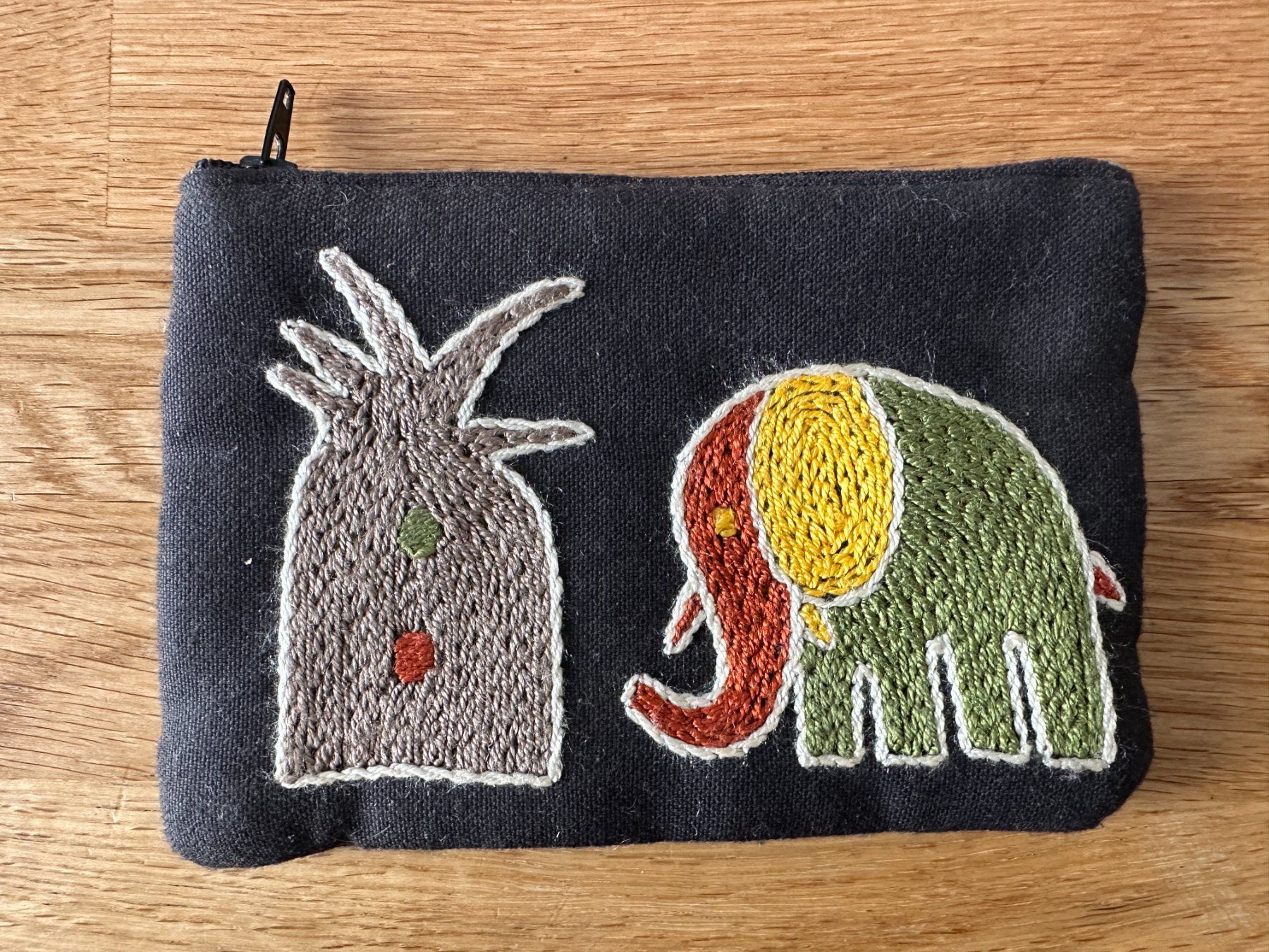 Portamonete: Handmade African elephant coin purse – Usato da Lausanne venduto da brixton