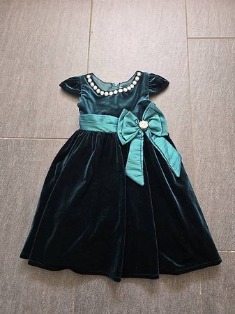 Samtkleid Gr. 98