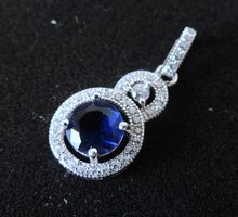 Goha Silber 925 Zirkonia Anhänger 22 mm