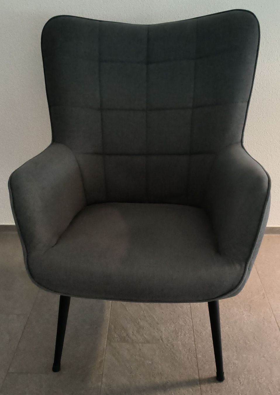 Jysk Sessel: Armchair grey fabric good condition – Gebraucht aus Bülach von ste_5tgq
