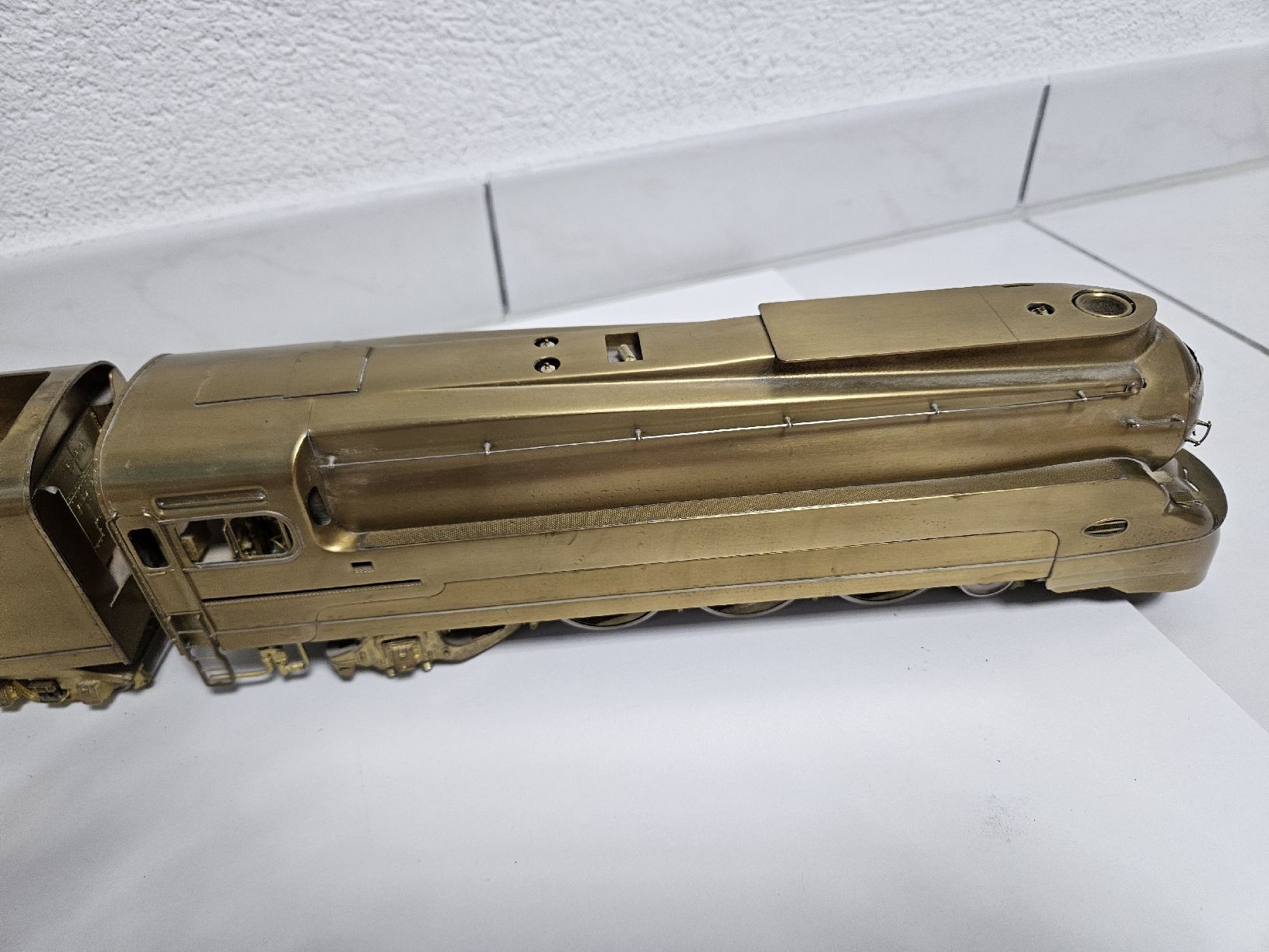 Modellini di ferrovie: Dampflokomotive Alco Models Messing Spur H0 ungetestet – Usato da Schlieren venduto da Bestleo 1