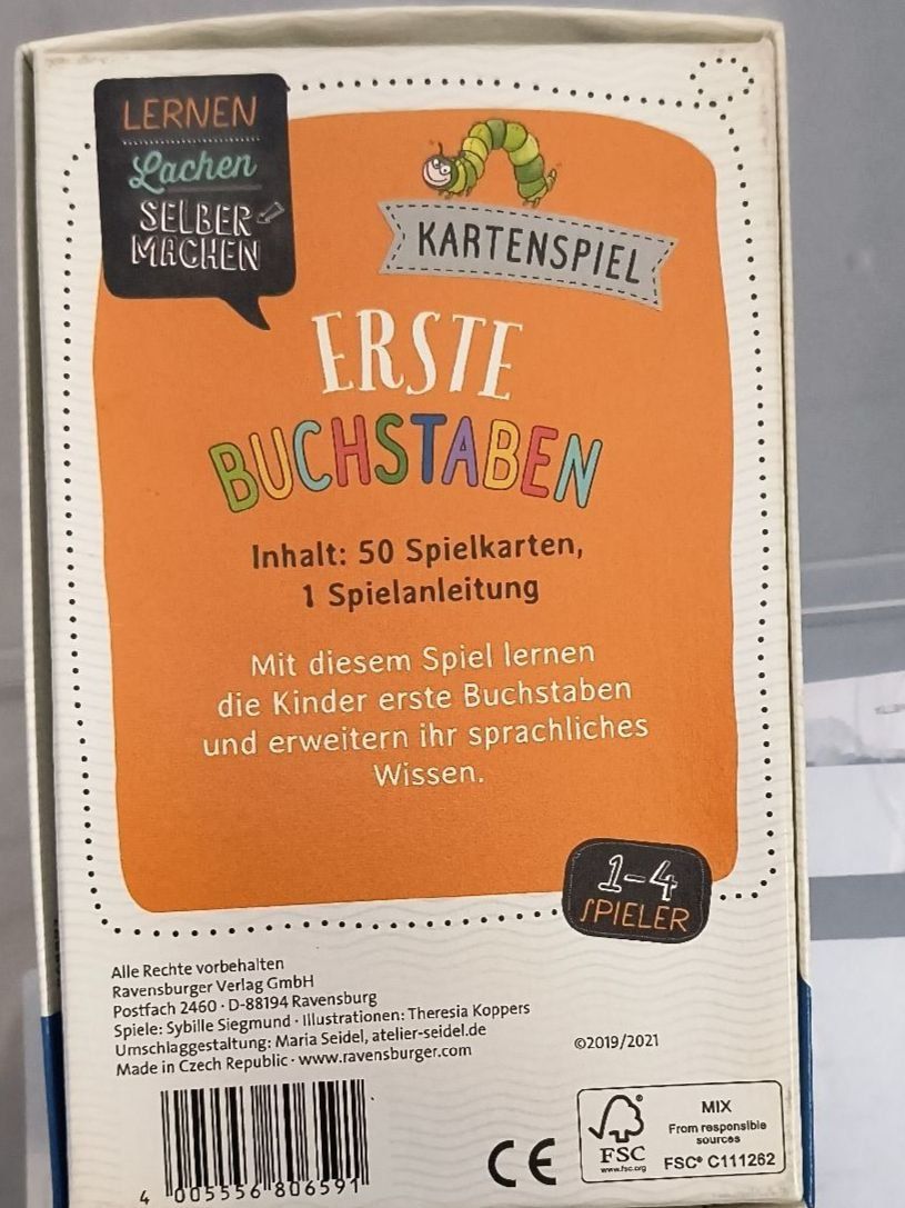 Ravensburger Spiele: Erste Buchstaben ab 5 Jahren – Gebraucht aus Schöfflisdorf von kkb_7j7y 2