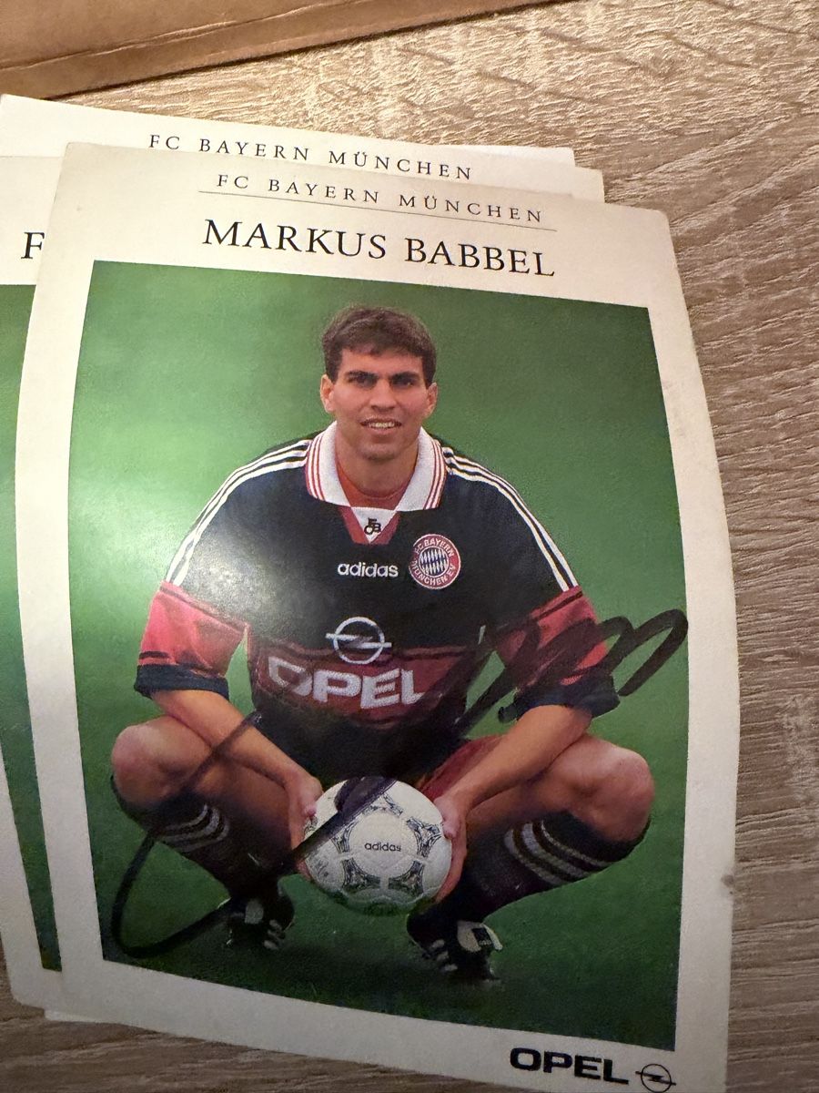 Autografi: FC Bayern München Markus Babbel Autogrammkarte Original – Nuovo (secondo la descrizione) da Urdorf venduto da big_f5rw