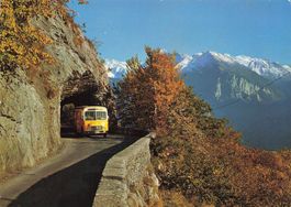 Brünig–Hasliberg (BE/OW) – Postauto auf der Bergstrasse