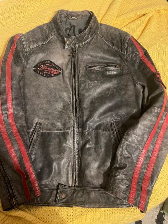 Mustang Roadsters  Leder Jacke Vintage