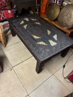 Couchtisch aus Massivholz, rechteckig
