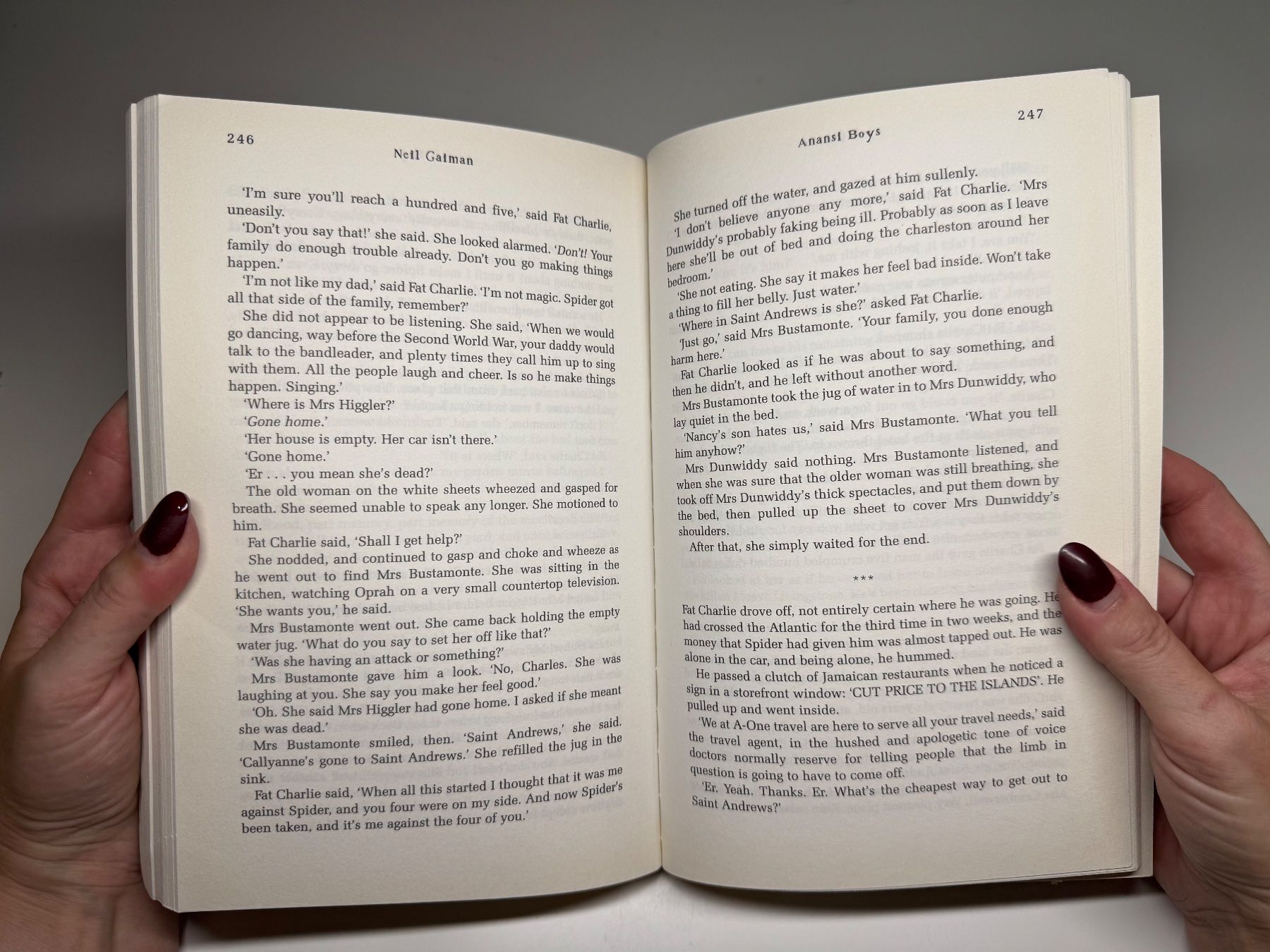 Bücher: NOVEL: Neil Galman, Anansi Boys – Gebraucht aus Grosswangen von English_books 6