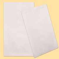 1000 weisse Papierbeutel mit Seitenfalte Grösse: 16+4x29cm