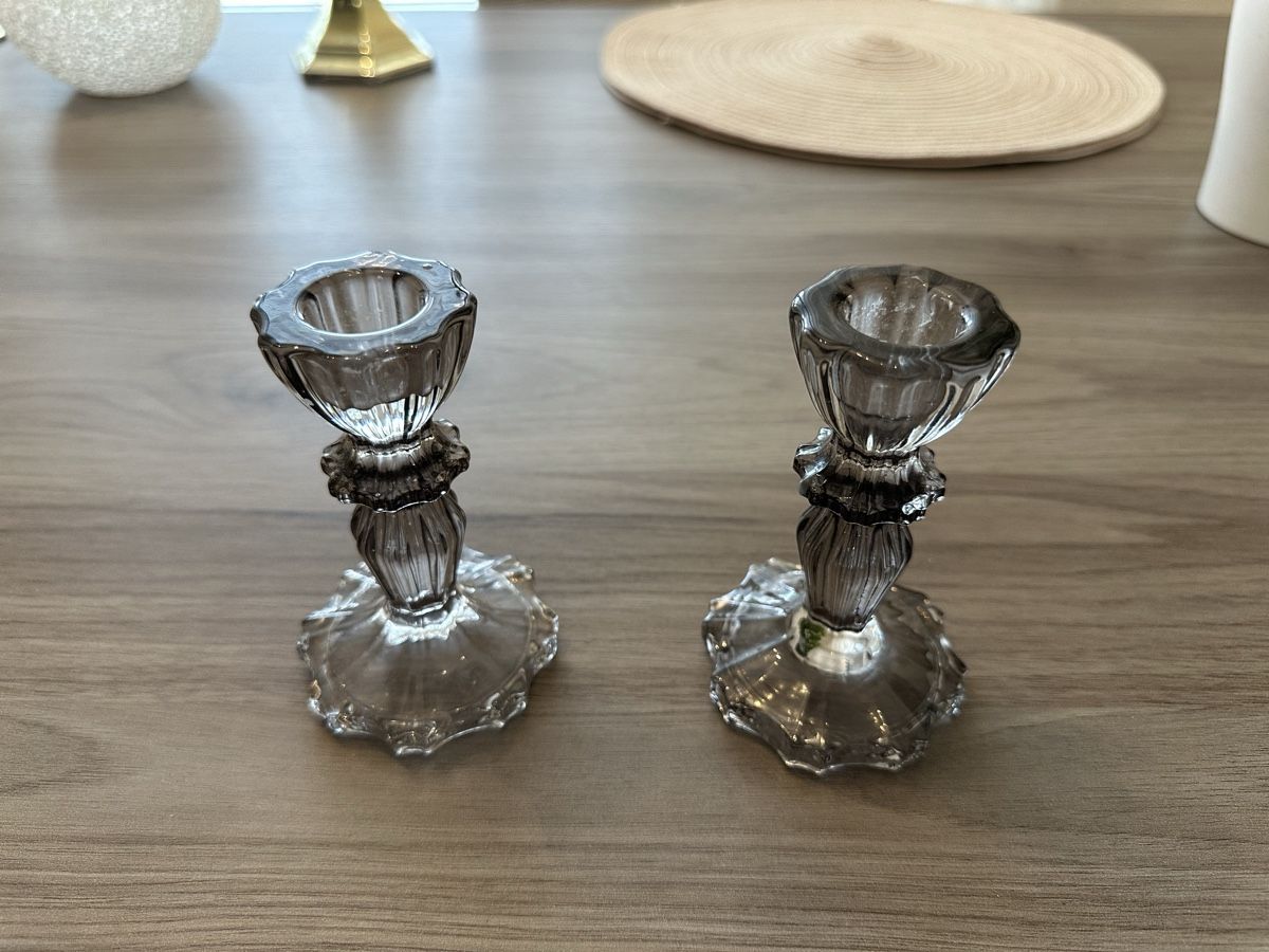 Gläser: Kerzenständer Glas 2er Set  – Gebraucht aus Münchenbuchsee von IleanaT 2