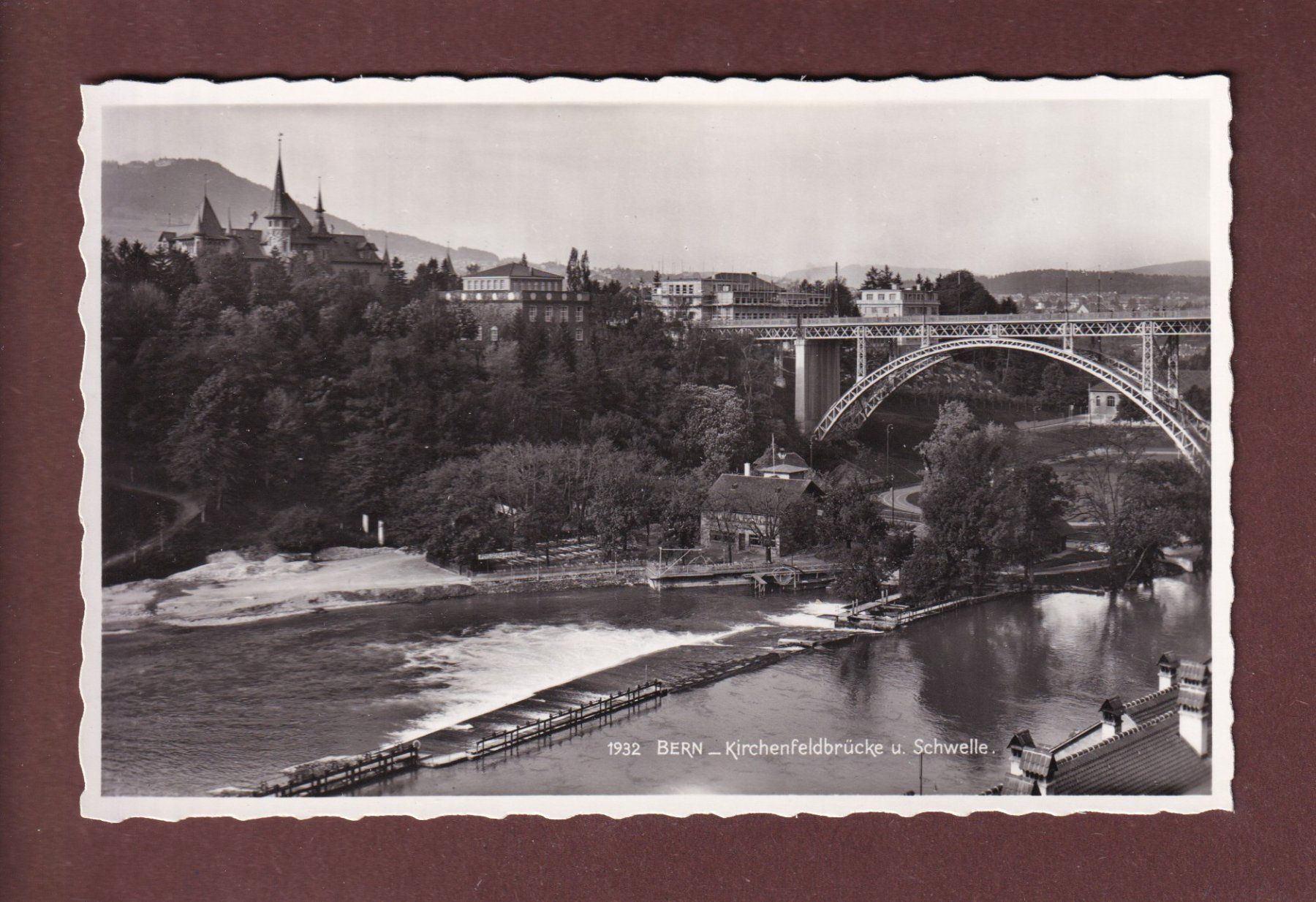 Cartoline postali: BERN - Kirchenfeldbrücke und Schwelle – Usato da Pully venduto da nicecards-shop