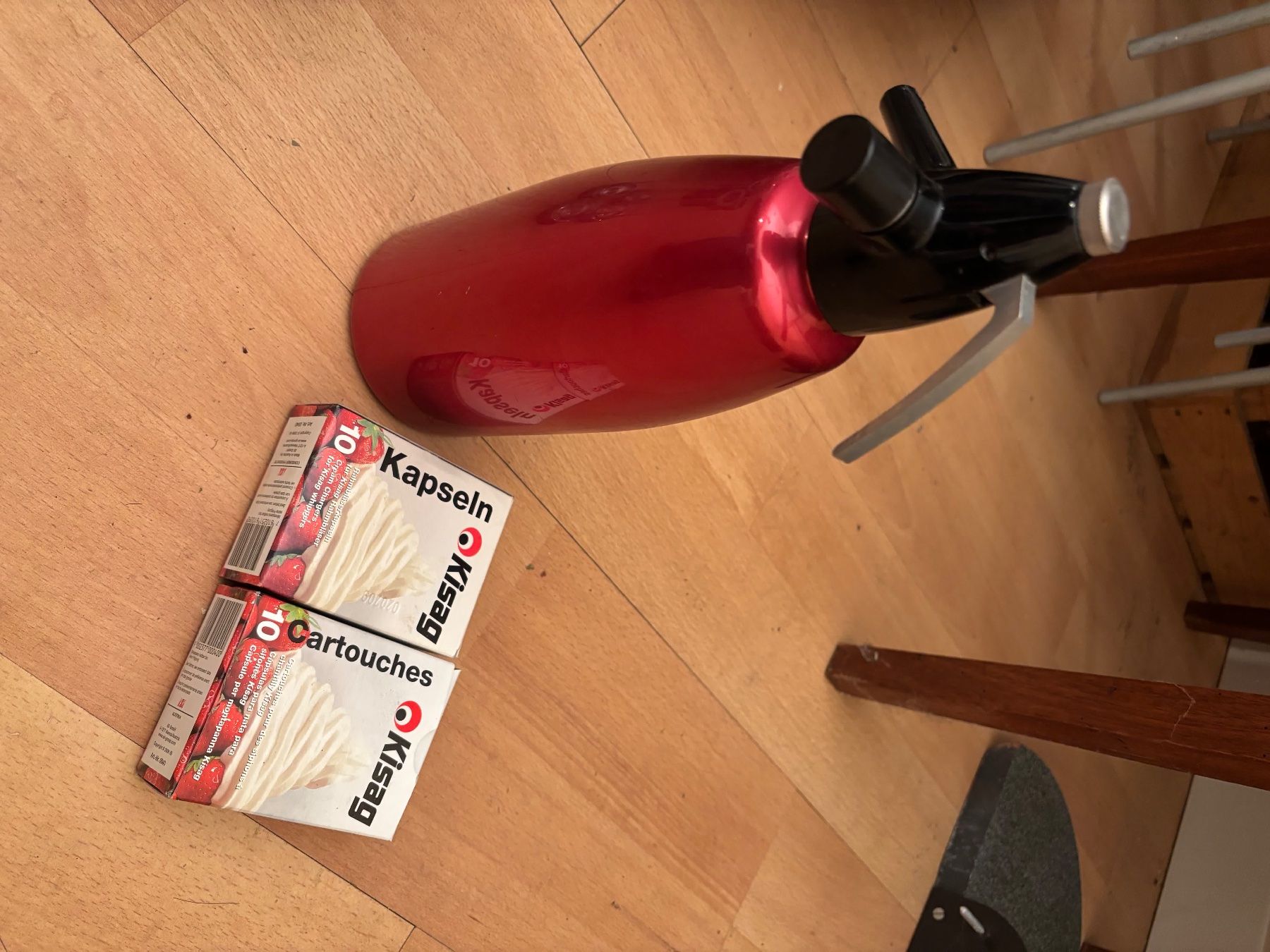 Cucine complete: Siphon à chantilly avec capsules – Usato da Wavre venduto da margot0210