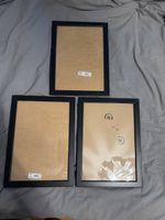 Ikea Fiskbo Drei Bilderrahmen schwarz Set